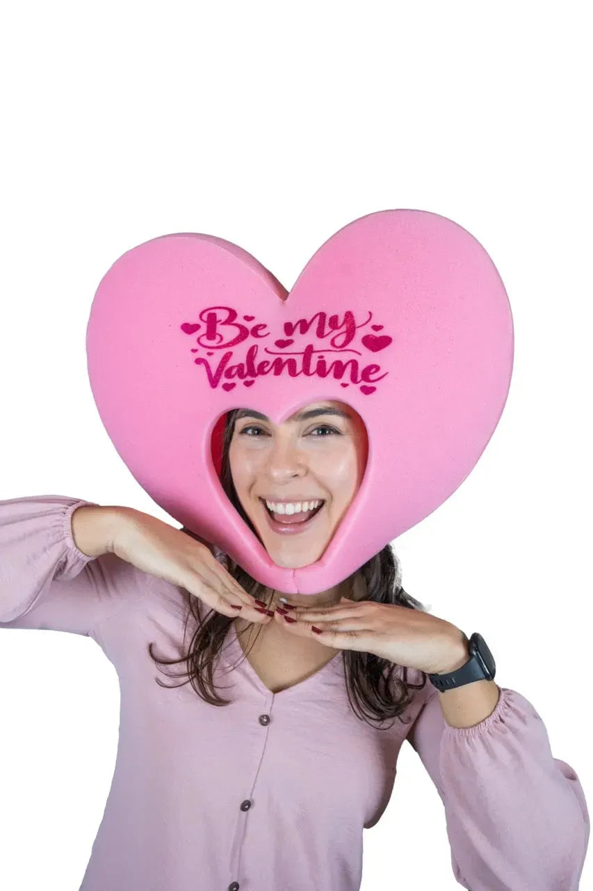 Pink Heart Valentine&#39;s Day Hat