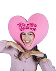 Pink Heart Valentine's Day Hat