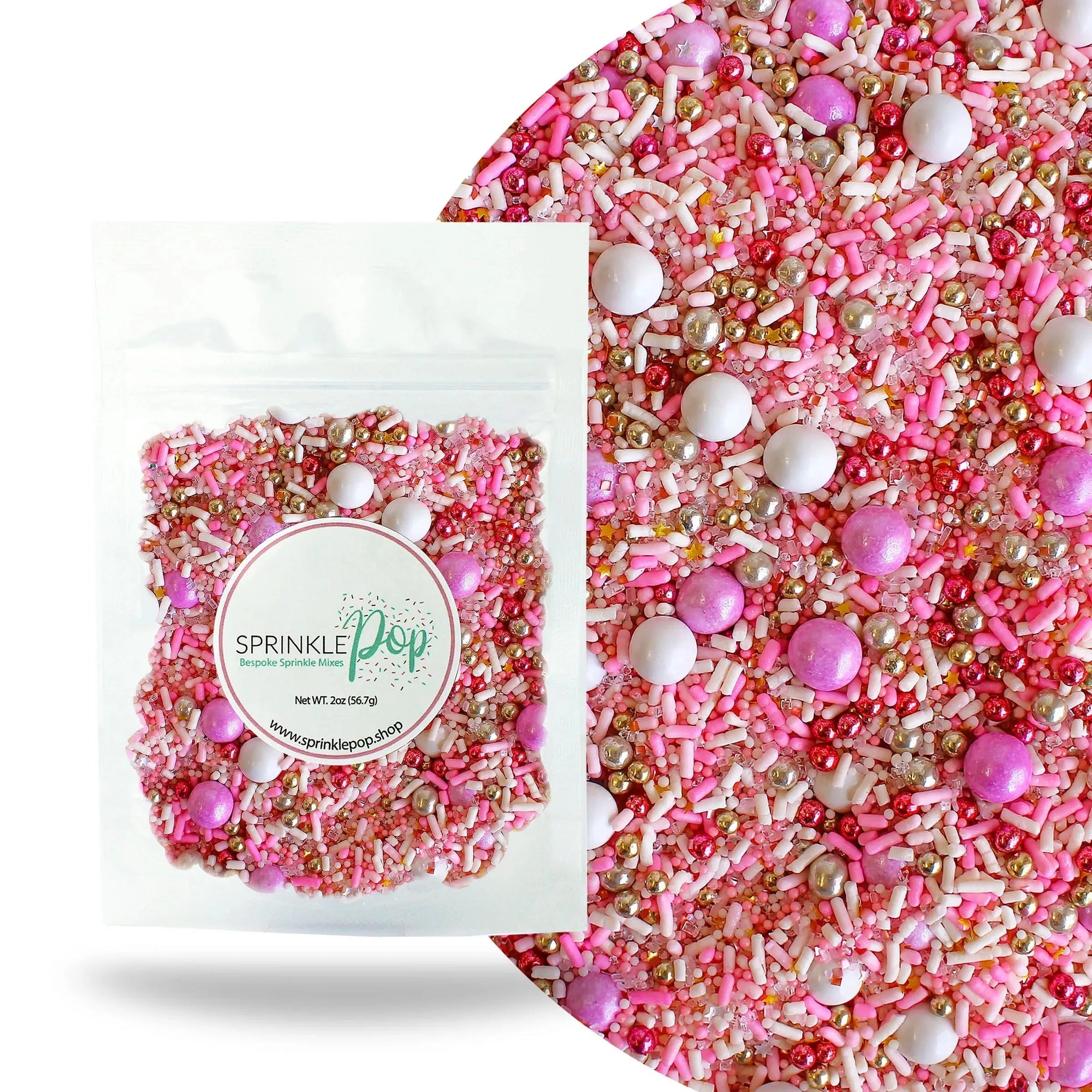 Sprinkle Pop Pink Velvet Sprinkle Mix