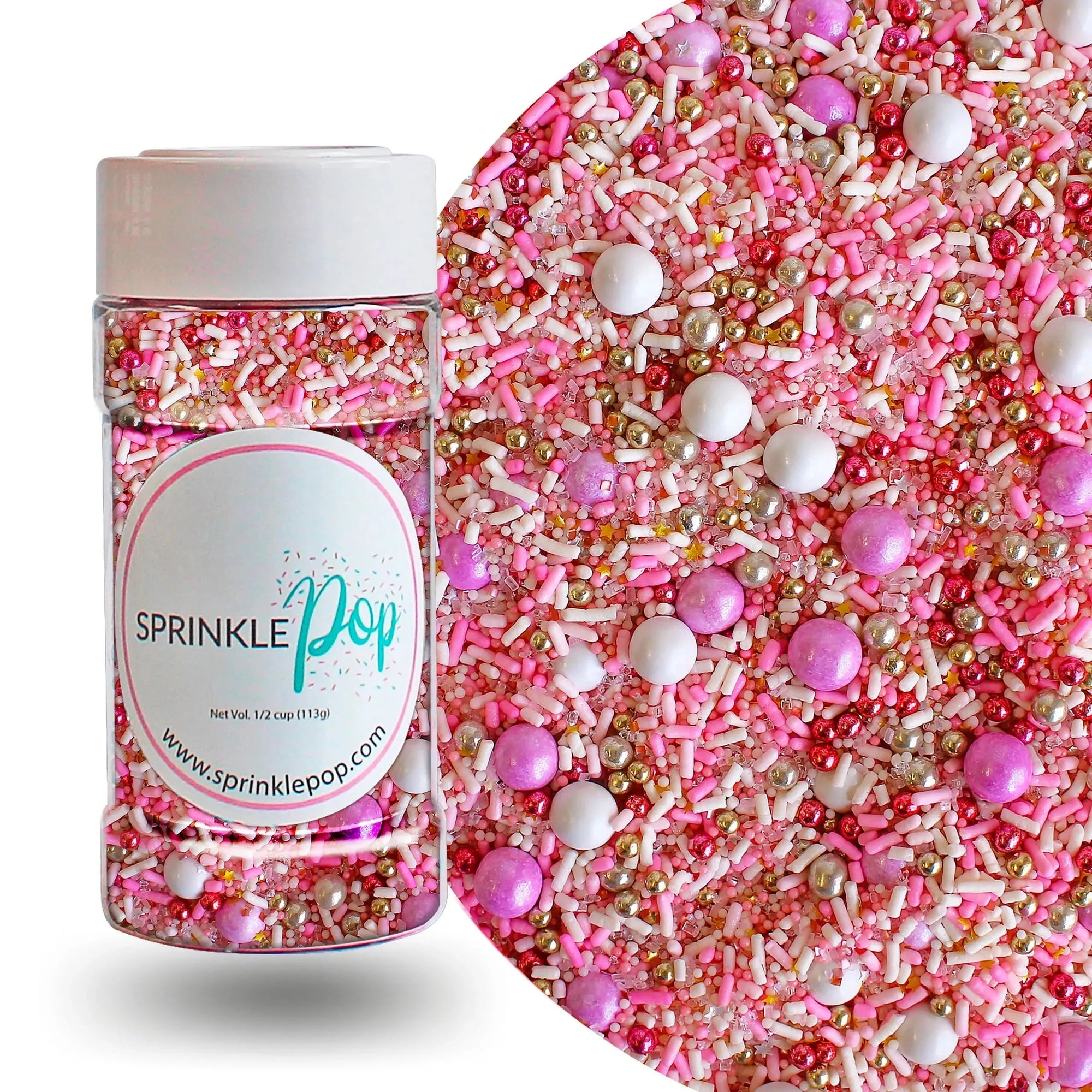 Sprinkle Pop Pink Velvet Sprinkle Mix