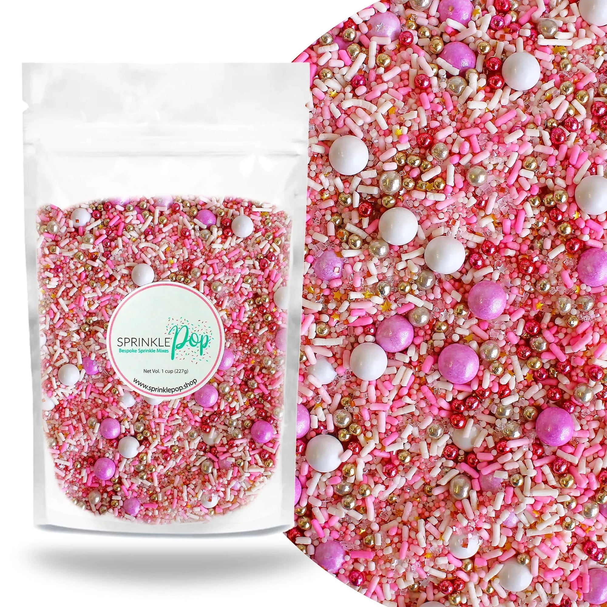 Sprinkle Pop Pink Velvet Sprinkle Mix