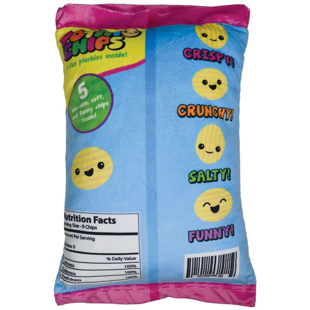 Potato Chips Packaging Fleece Plush