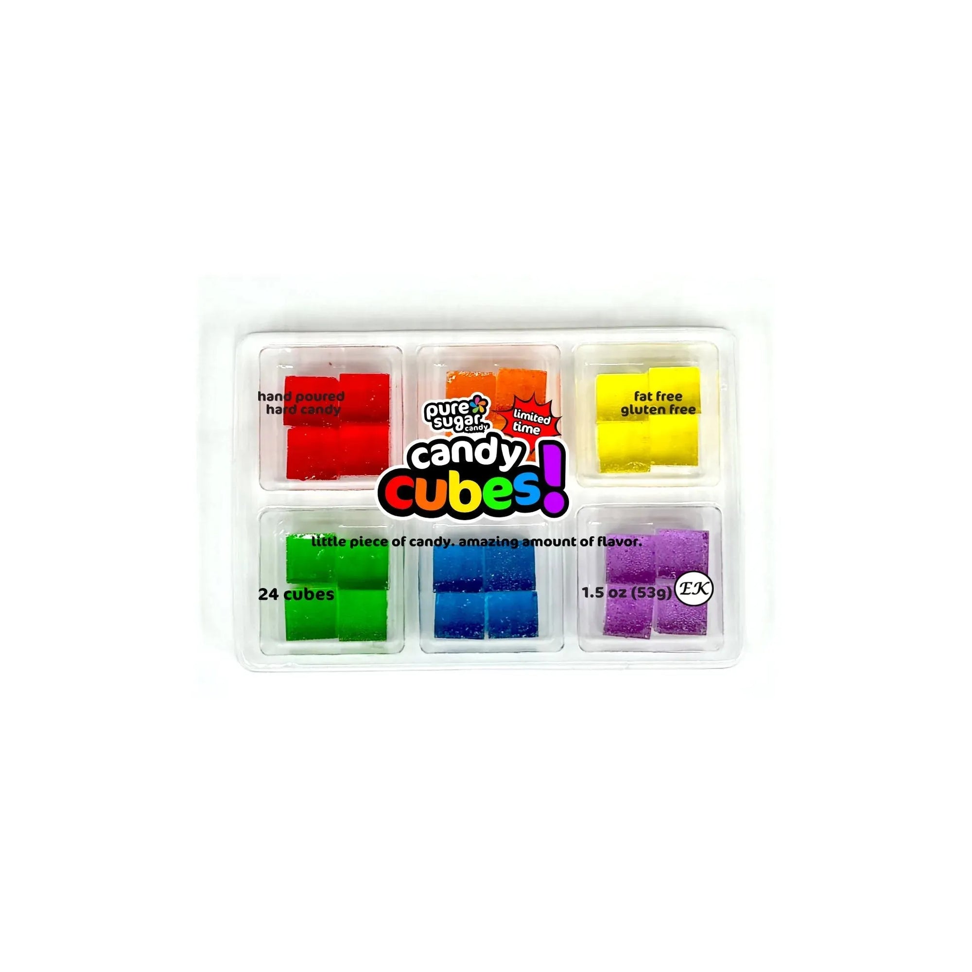 Pure Sugar Candy Limited Edition Pride Month 6-Pack Candy Cubes