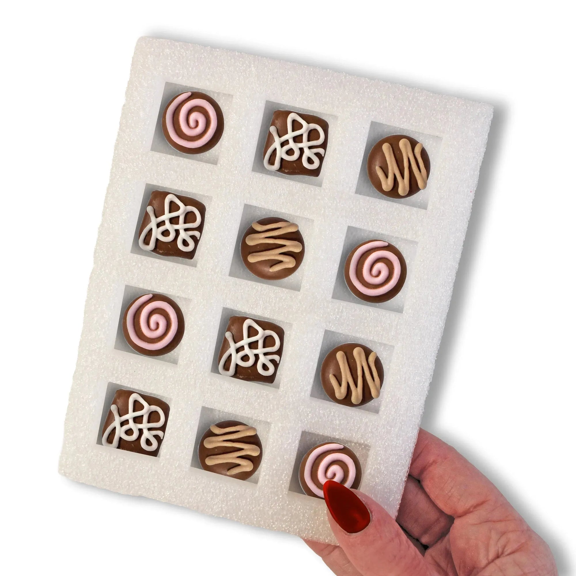 Sprinkle Pop Royal Icing Chocolate Truffles (12ct)