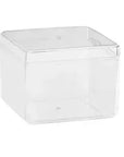 Clear Acrylic Boxes 3.5"X3.5"X2.5" 24 Pack