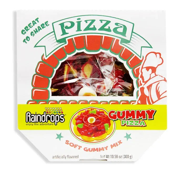 Raindrops Candy 10.58 Ounce Pizza: 6CT Case