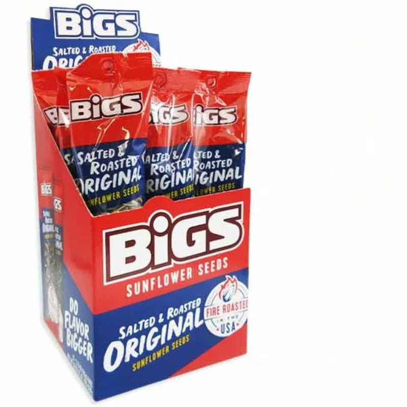 Bigs Roasted &amp; Salted Sunflower Seeds: 12-Piece Box