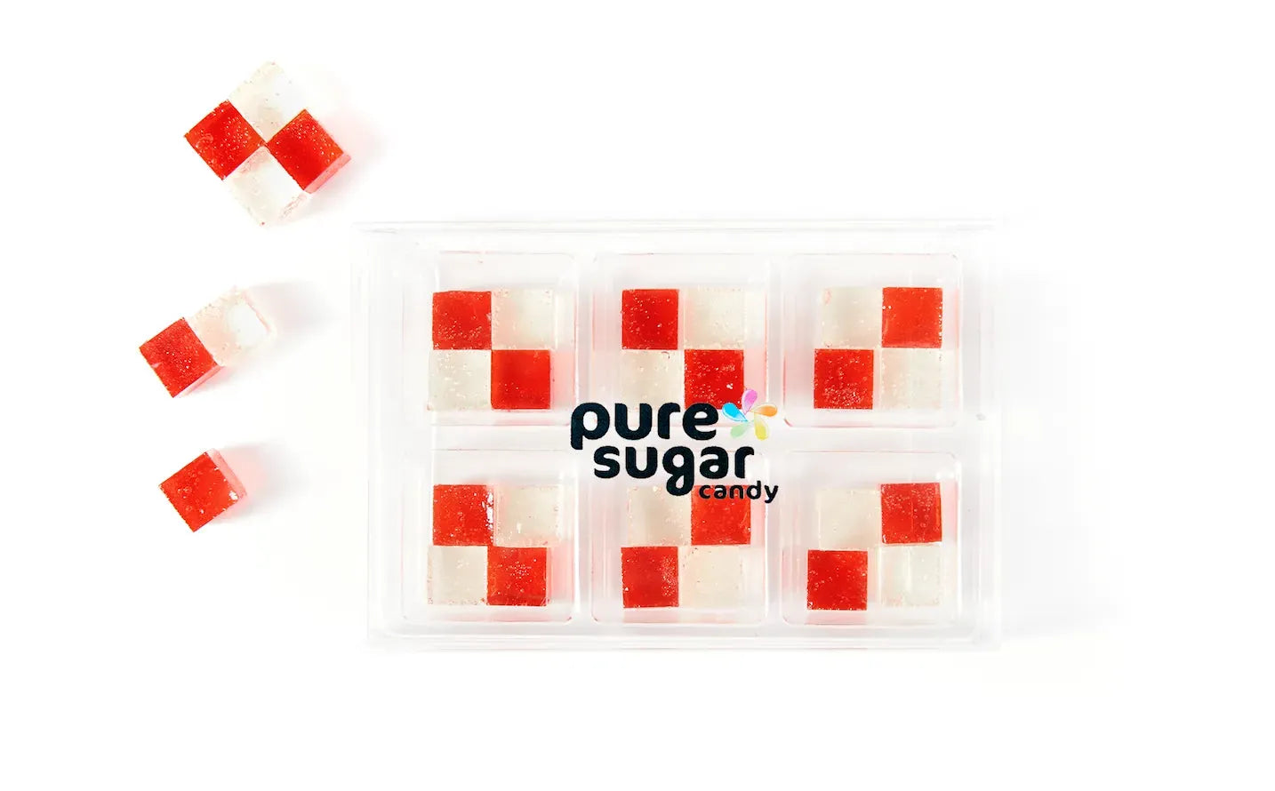 Pure Sugar Candy Apple Pie Candy Cubes