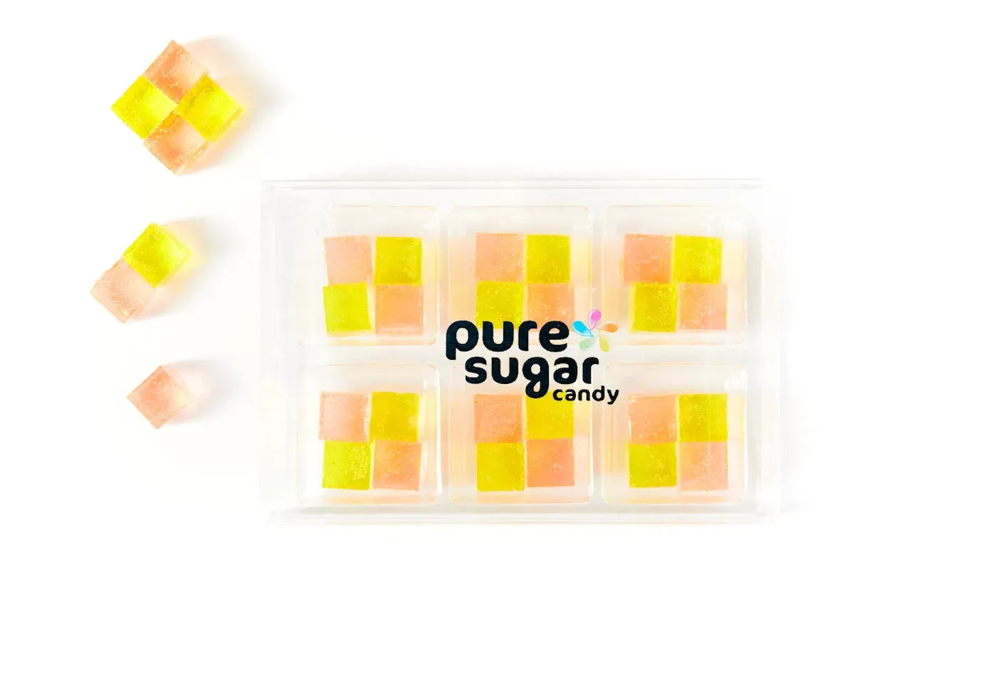 Pure Sugar Candy Strawberry Lemonade Candy Cubes