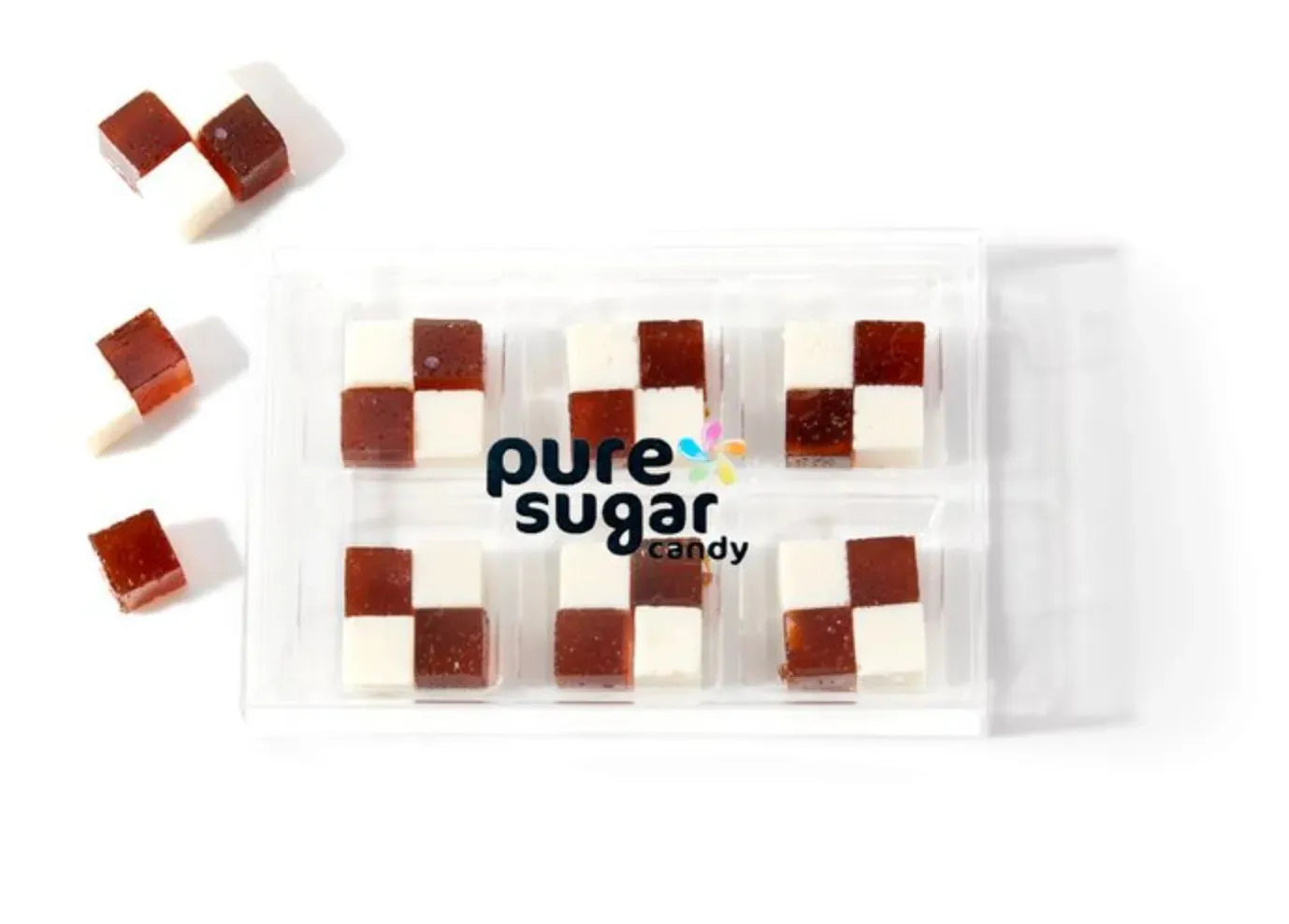 Pure Sugar Candy Cookies and Cream Candy Cubes