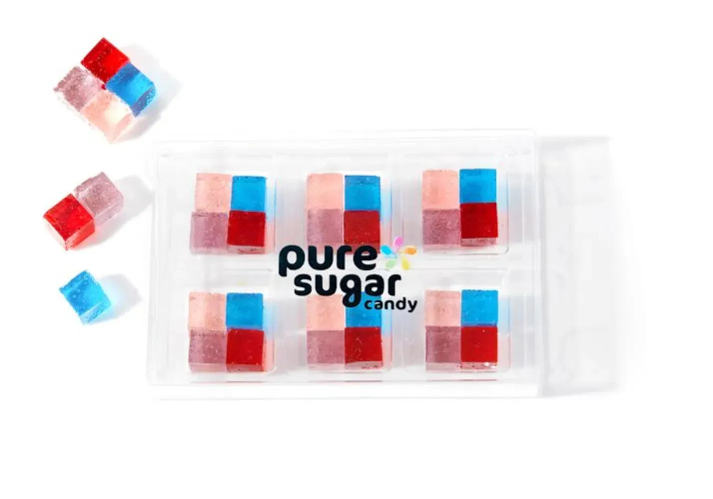 Pure Sugar Candy Very Berry Candy Cubes