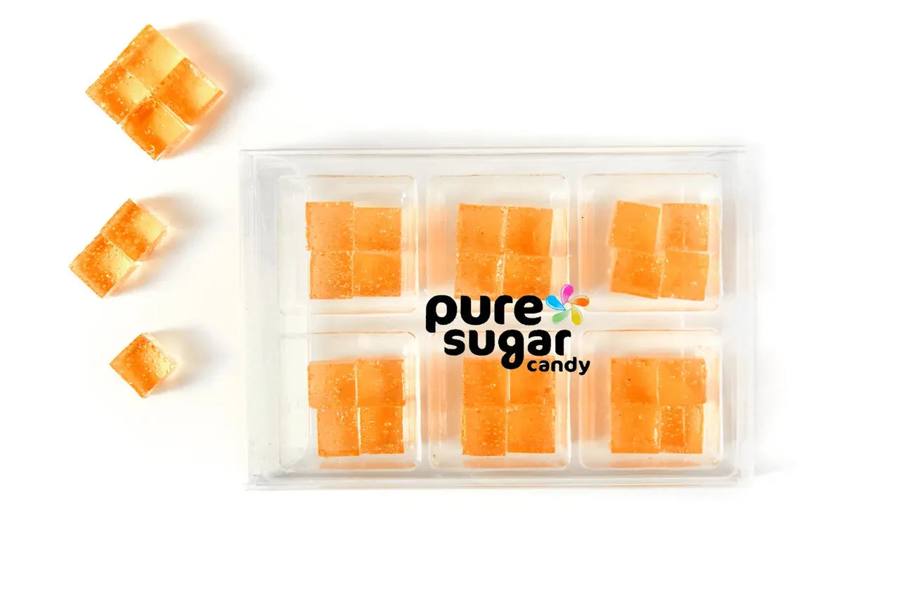 Pure Sugar Candy Orange Candy Cubes