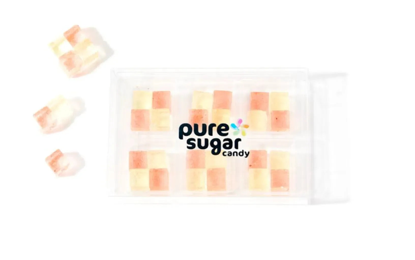 Pure Sugar Candy Strawberry Shortcake Candy Cubes