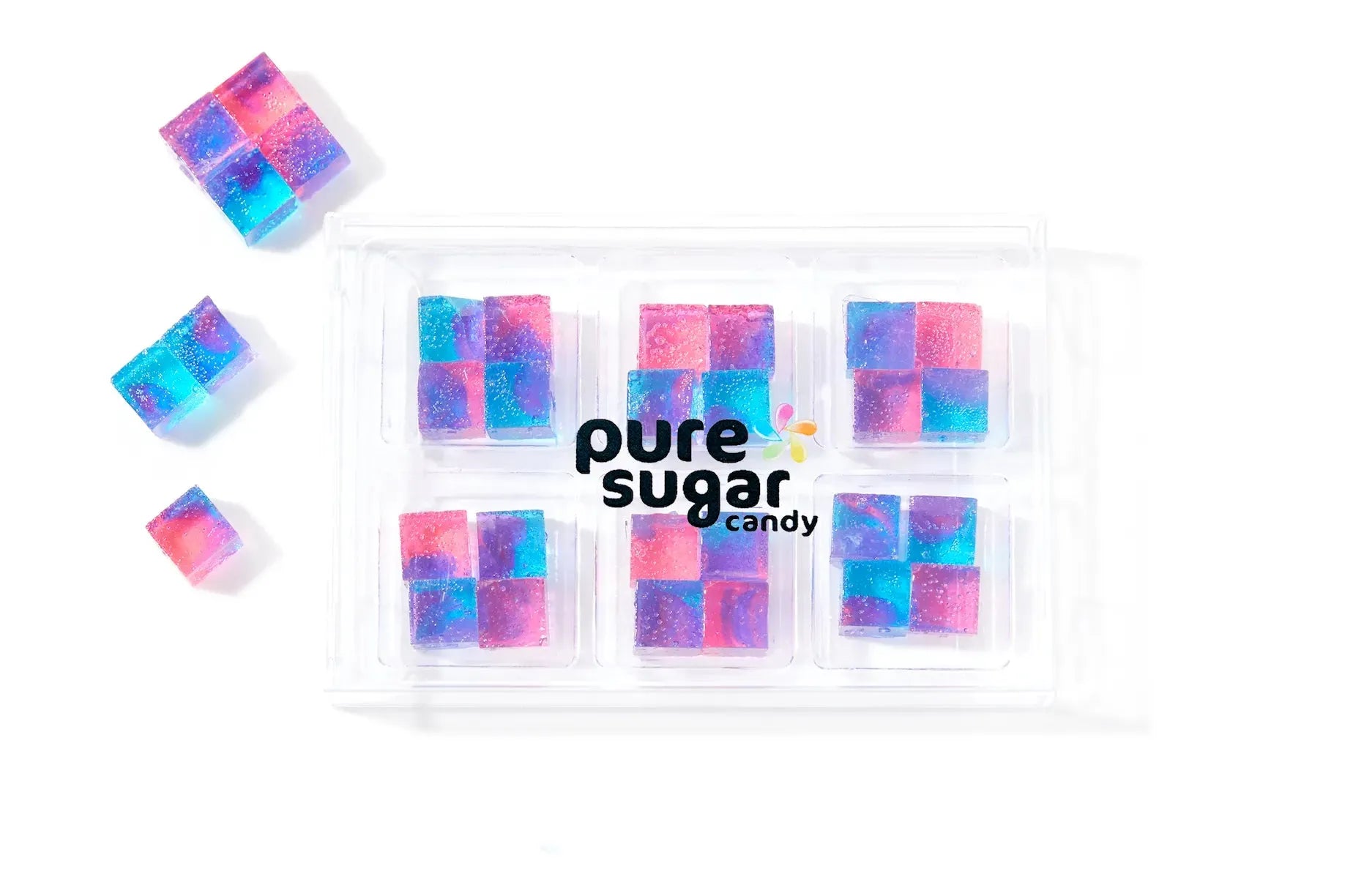 Pure Sugar Candy Cotton Candy Candy Cubes