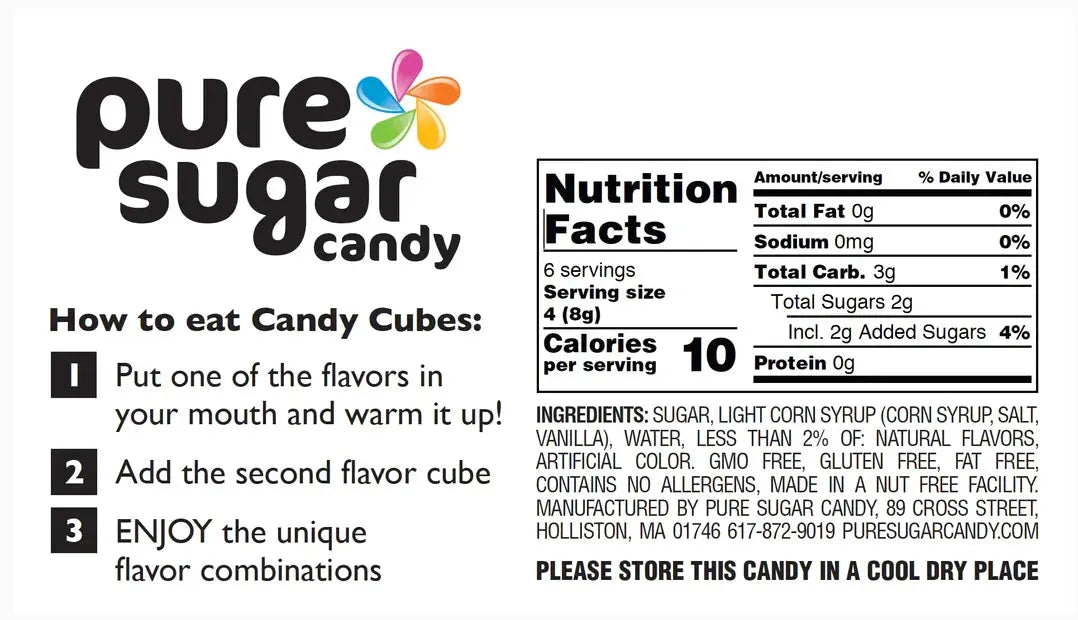 Pure Sugar Candy Best Sellers Bundle Pack Candy Cubes