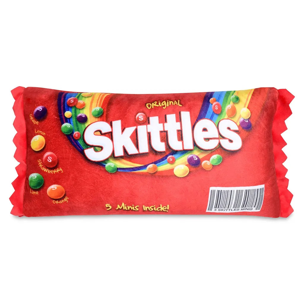 Skittles Packaging Fleece Plush