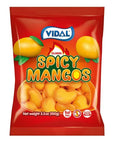 Vidal Spicy Mango Gummi Candy Peg Bags: 24-Piece Case