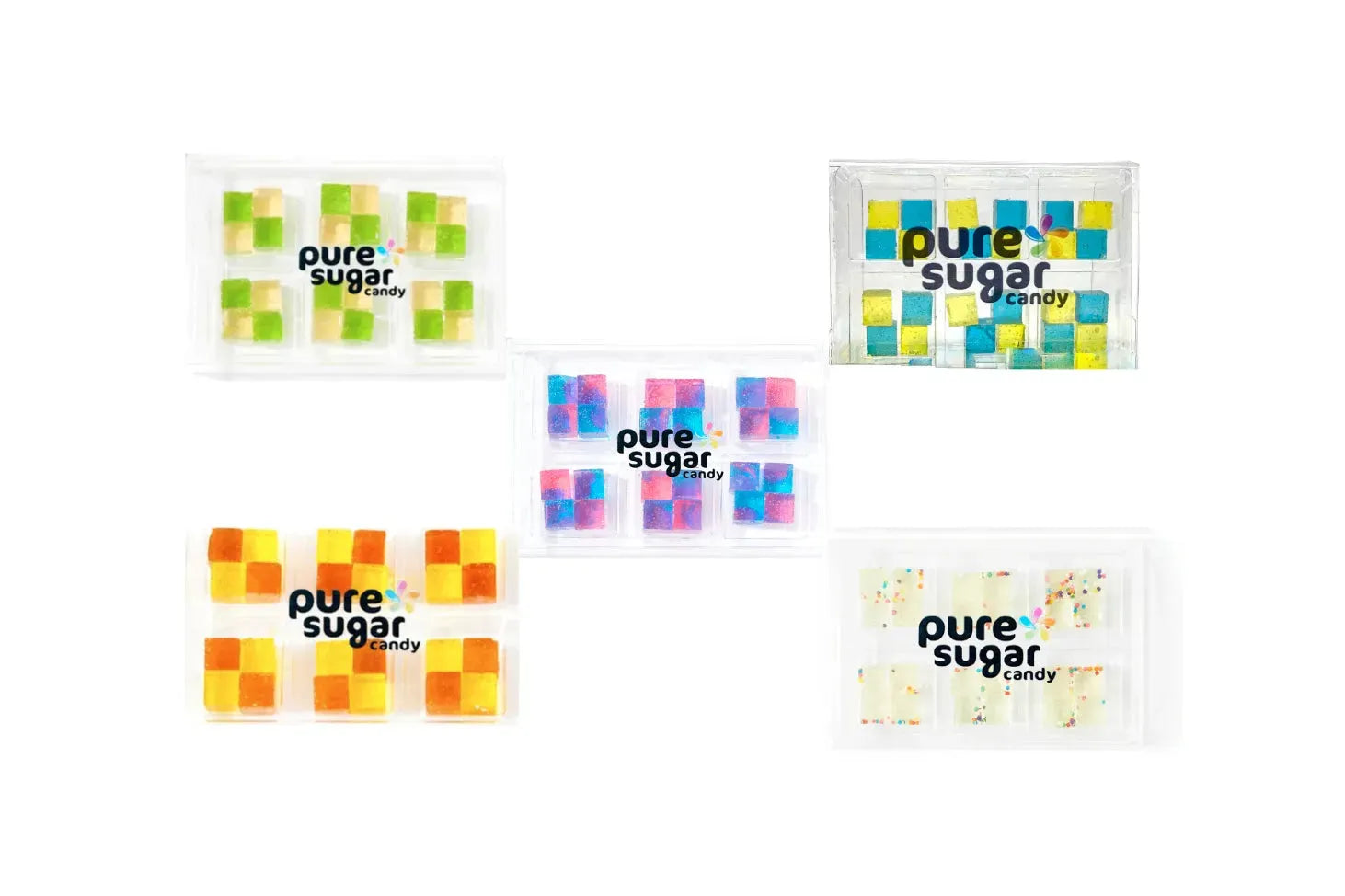 Pure Sugar Candy Best Sellers Bundle Pack Candy Cubes