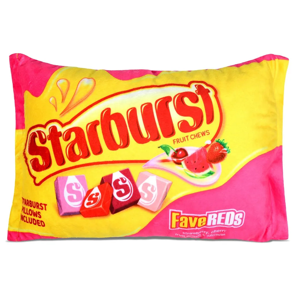 Starburst Fave Reds Packaging Fleece Plush