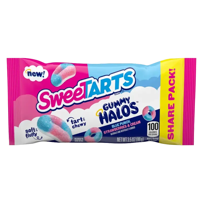 Sweetarts Gummy Halos Share Pack: 12-Piece Display