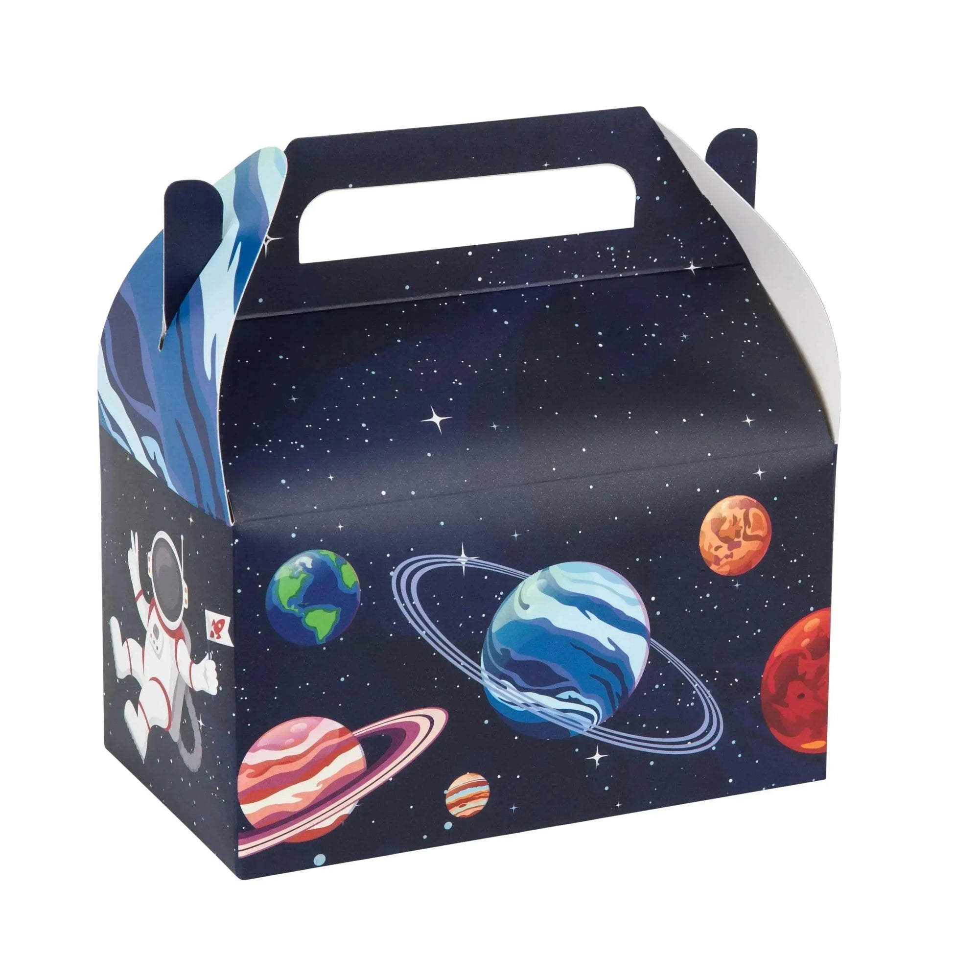 Astronaut Paper Treat Box Party Decor 6.25x3.75x3.5 Inches 20 Pack