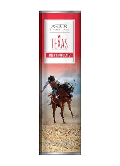 Texas Cowboy Chocolate Bars: 24-Piece Box