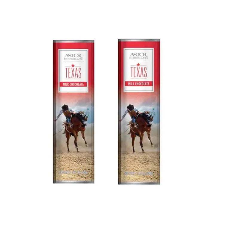 Texas Cowboy Chocolate Bars: 24-Piece Box