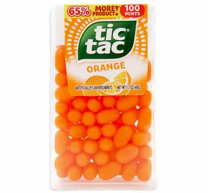 Tic Tac Orange Big Pack Dispensers: 12-Piece Box