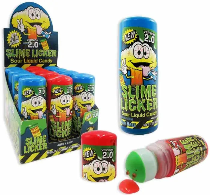 Toxic Waste Slime Licker 2.0 Sour Rolling Liquid Candy Dispensers: 12-Piece Display