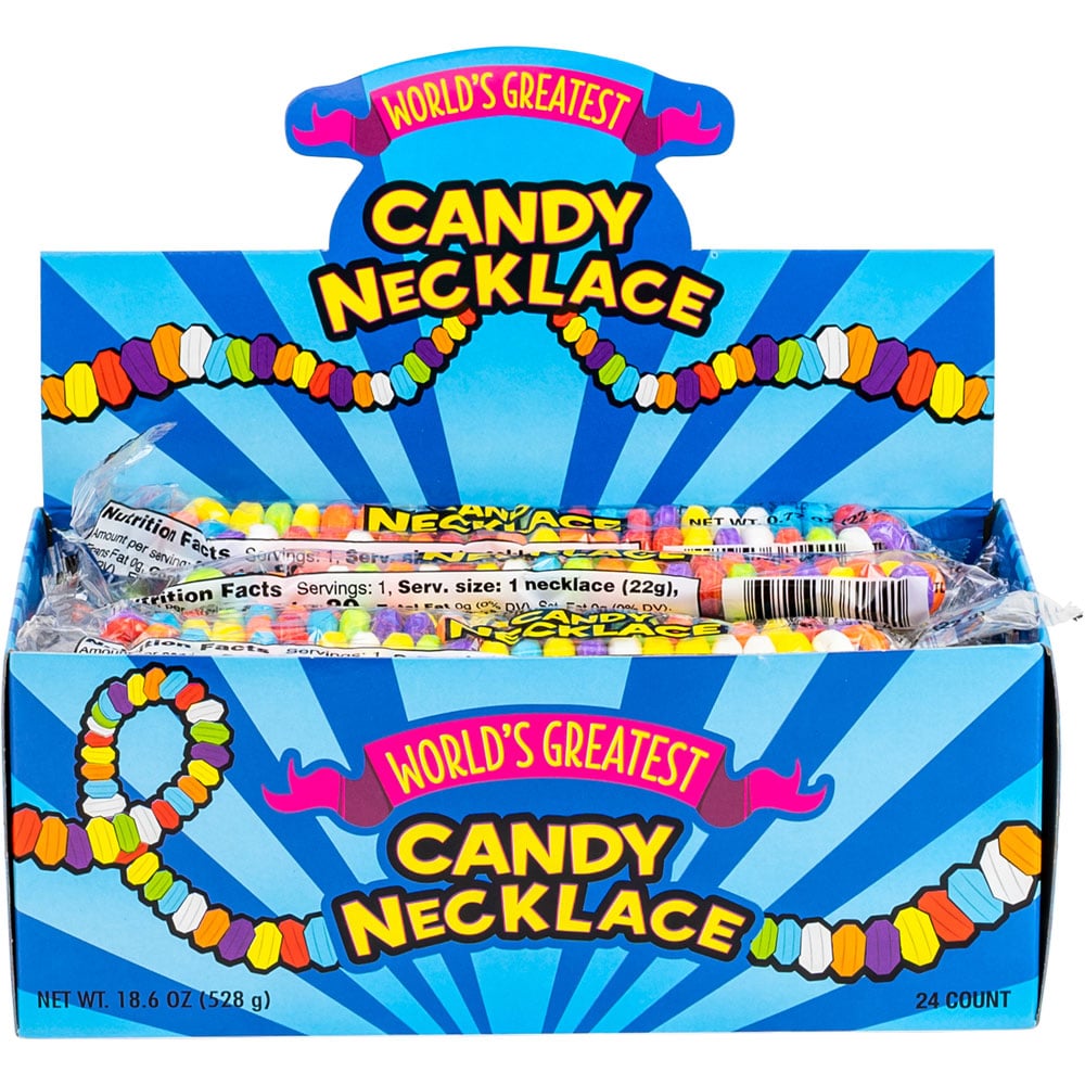 World's Greatest Candy Necklaces: 24-Piece Box