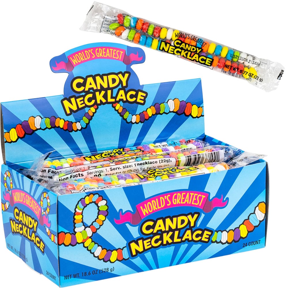 World's Greatest Candy Necklaces: 24-Piece Box