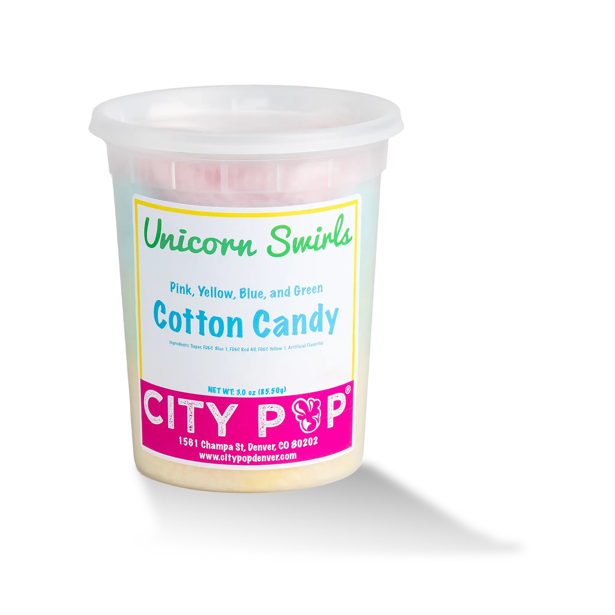 City Pop Unicorn Swirls Cotton Candy