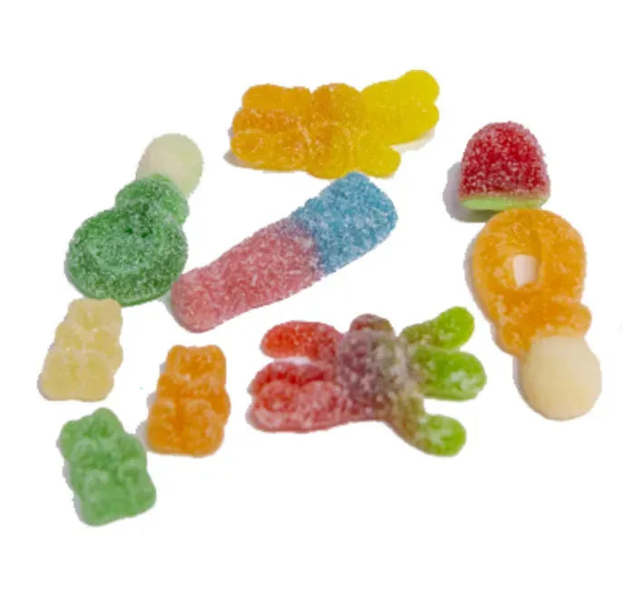 Vidal Sour Gummi Mix Candy: 2KG Bag