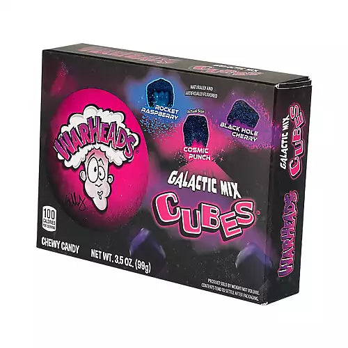 Warheads Galactic Cubes Theater Boxes: 12-Piece Case