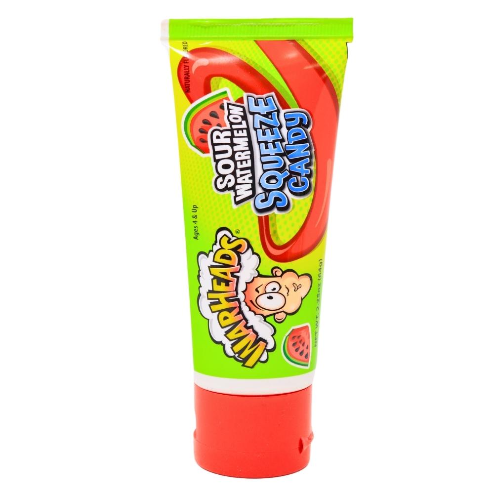 Warheads Sour Watermelon Squeeze Candy Tubes: 12-Piece Box