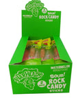 Warheads Sour Watermelon Rock Candy Sticks: 12-Piece Case