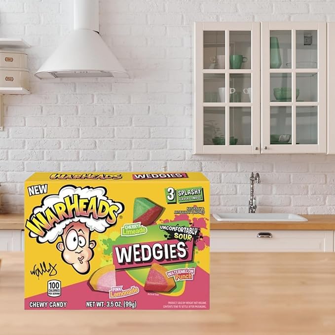 Warheads Wedgies Theater Boxes: 12-Piece Case