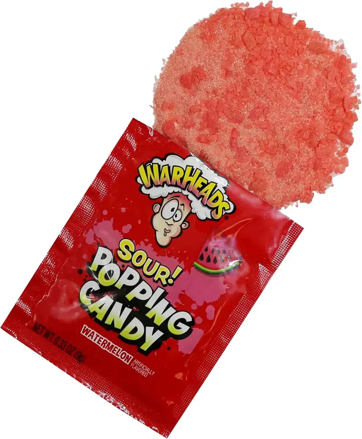 WarHeads Sour Watermelon Popping Candy: 20-Piece Display