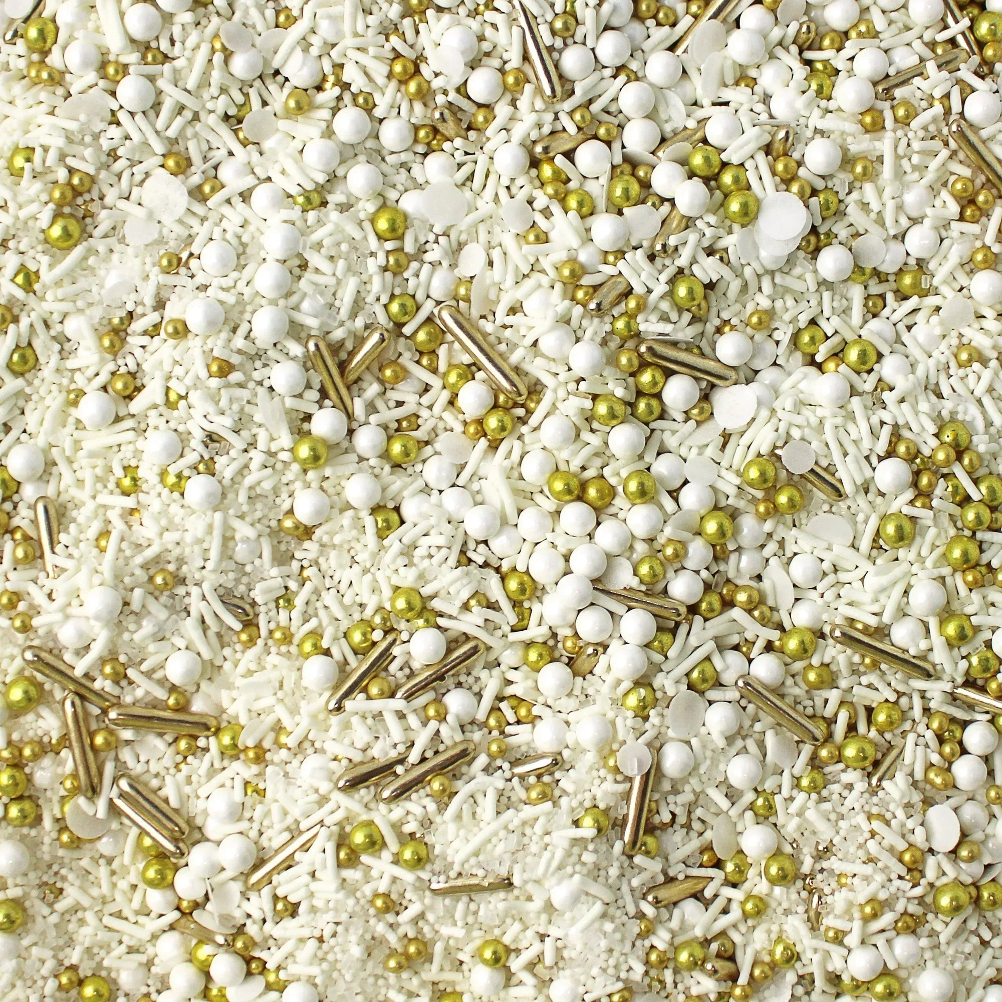 Sprinkle Pop Wedding White Sprinkle Mix