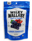 Wiley Wallaby Blueberry Pomegranate Licorice Bites Peg Bags: 12-Piece Case