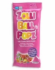 Zolli Ball Sugar Free Pops Mini Lollipops Peg Bags: 36-Piece Case