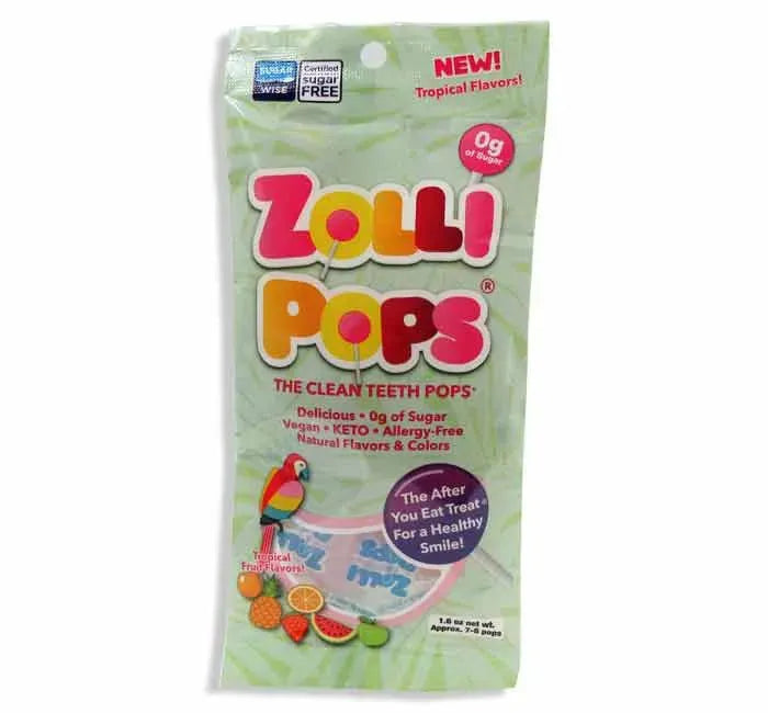 Zollipops Tropical Lollipops Peg Bag: 36-Piece Case