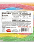 Zweet Rainbow Sour Ropes: 6-Piece Box