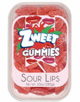 Zweet Sour Gummy Lips: 6-Piece Box