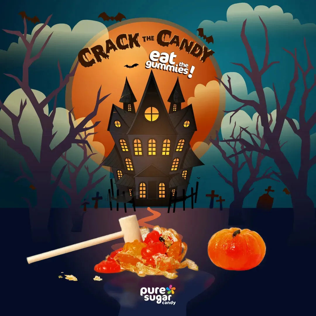 Pure Sugar Candy Hollow Hard Candy - Pumpkin