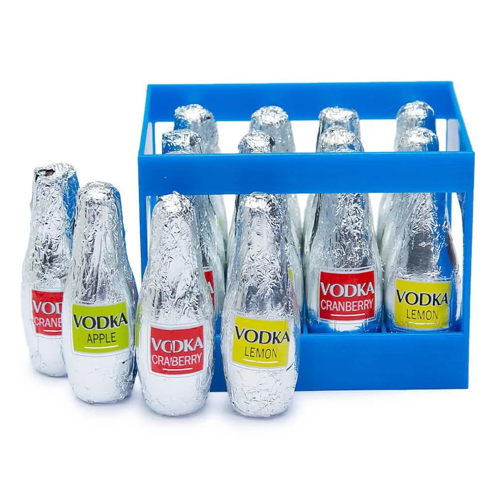 Abtey Chocolate Assorted Vodka Liquor Bottles: 12-Piece Crate