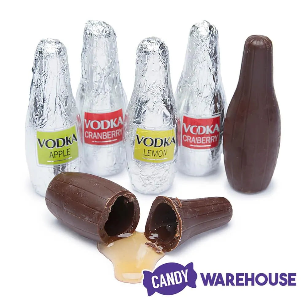 Abtey Chocolate Assorted Vodka Liquor Bottles: 12-Piece Crate