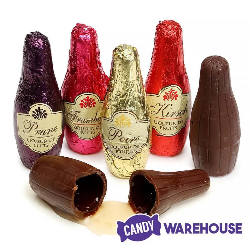 Abtey Chocolate Royal des Lys Liquor Bottles: 12-Piece Crate