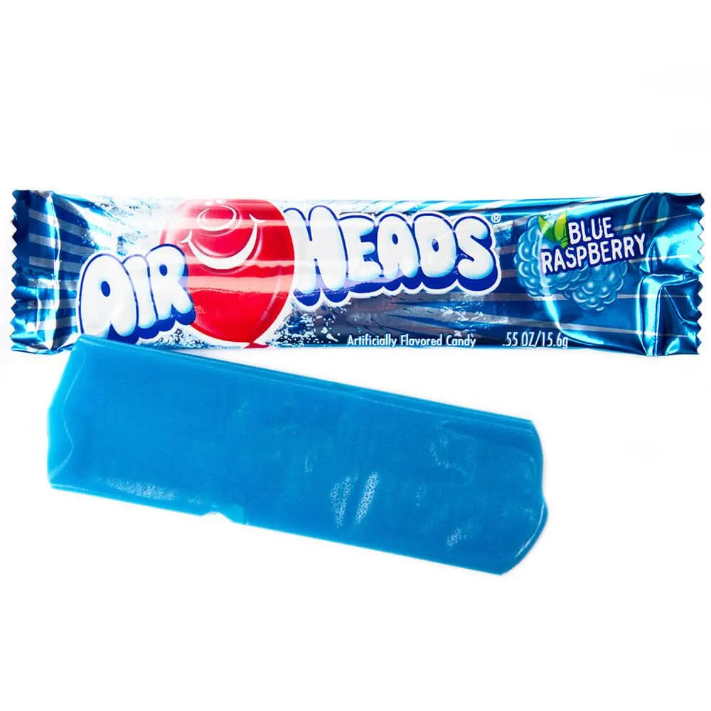 AirHeads Taffy Candy Bars - Blue Raspberry: 36-Piece Box