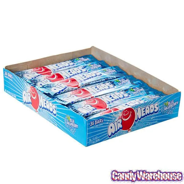 AirHeads Taffy Candy Bars - Blue Raspberry: 36-Piece Box